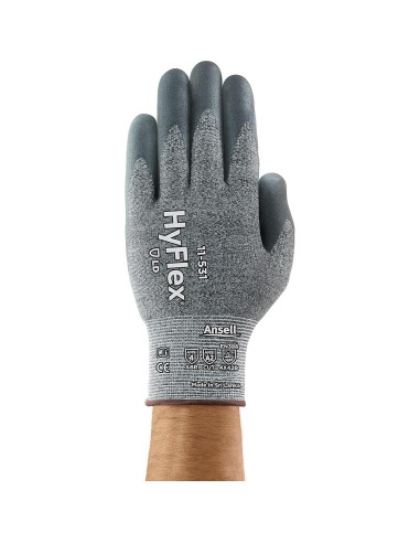 Guantes Industriales Ansell HyFlex 11-531 Resistentes a Cortes - Grande