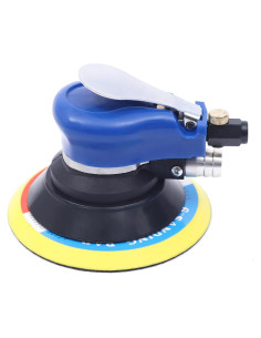 Lijadora Orbital Neumática GMSLuu 6" 10000 RPM con Extracción de Polvo