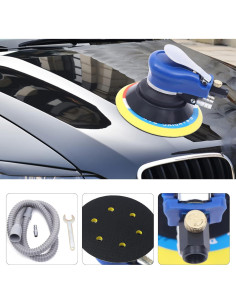 Lijadora Orbital Neumática TTOUOI GJ-125 6" 10000 RPM 2