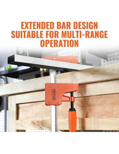 Abrazaderas para Carpintería VEVOR 50" (127 cm) 2 Pzas 499 kg