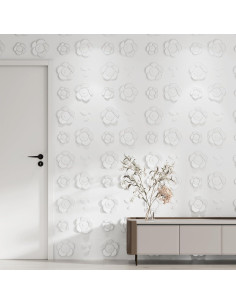 Paneles de Pared 3D LooYee Florales 50x50 cm - 24 Piezas 2