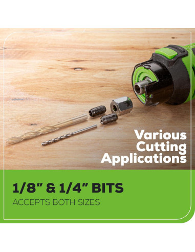 Sierra Rotativa Greenworks 24V 2Ah 27000 RPM con Cargador