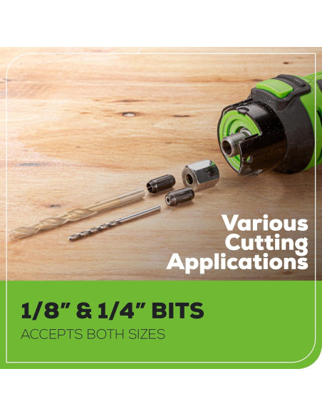 Sierra Rotativa Greenworks 24V 2Ah 27000 RPM con Cargador