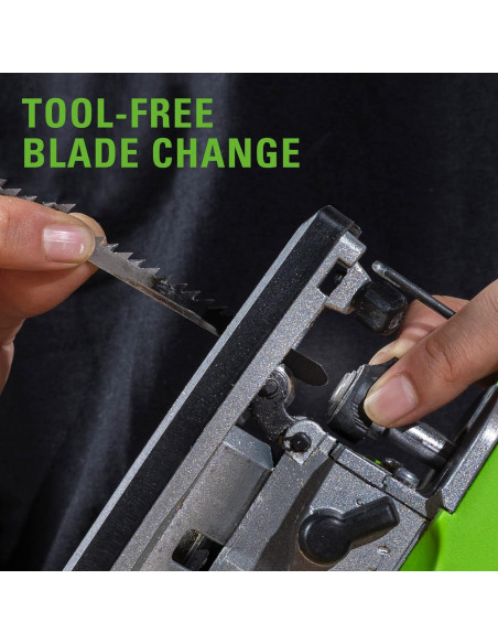 Sierra de calar inalámbrica Greenworks 24V sin escobillas 3,000 SPM