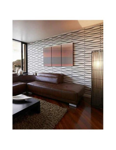 Panel Decorativo 3D Texturizado DIMENSIÓN DE PARED - 12 Piezas
