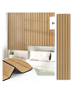 Paneles de Pared 3D Autoadhesivos STICKEEP Madera Falsa 30x304cm