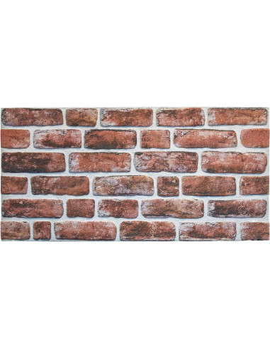 Paneles de Pared 3D Dundee Deco Ladrillo Caoba 5.0 m