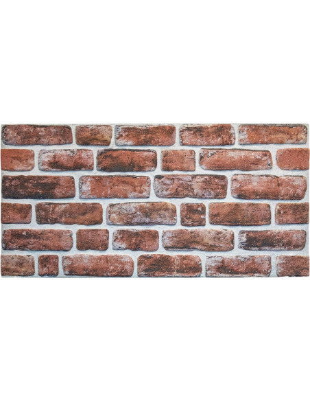 Paneles de Pared 3D Dundee Deco Ladrillo Caoba 5.0 m