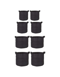 Bolsas de Cultivo de Tela Negra Magik 8 Pcs 3-10 Galones