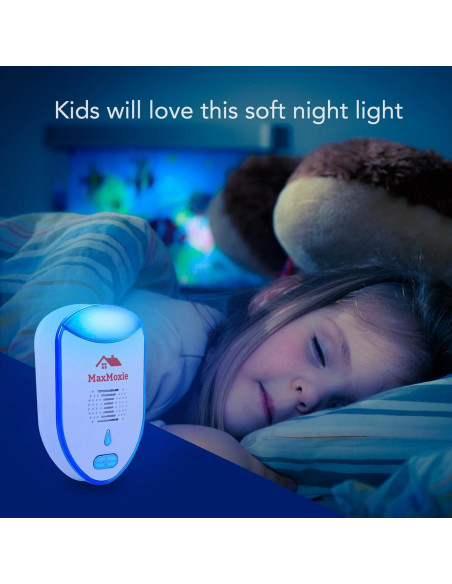 Repelente Ultrasónico de Plagas MaxMoxie - 2 Unidades