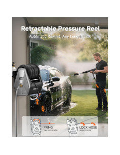 Lavadora a Presión Giraffe Tools G30 1800W 2900 PSI 30.48m 2