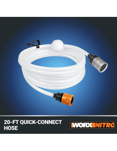 Lavadora de Presión Portátil Worx Nitro 20V 710 PSI