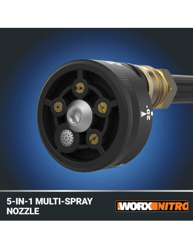 Lavadora de Presión Portátil Worx Nitro 20V 710 PSI