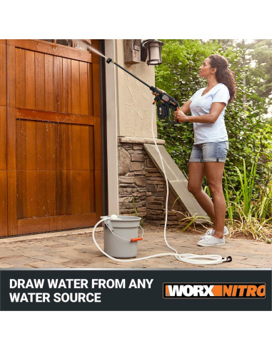 Lavadora de Presión Portátil Worx Nitro 20V 710 PSI