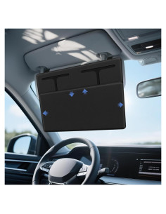 Extensor de Visera Solar ZDDGNN Ajustable Negro 31.85x26.24 cm