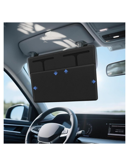 Extensor de Visera Solar ZDDGNN Ajustable Negro 31.85x26.24 cm