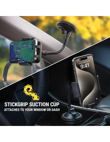 Soporte Universal para Teléfono en Auto Scosche SUHVWDL2-1