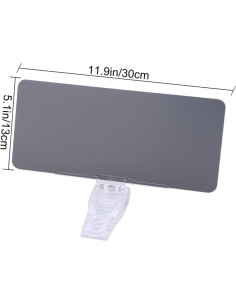 Visera Solar para Auto WINOMO Anti-Deslumbrante 30x15 cm 2