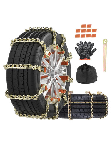 Cadenas de Nieve SCITOO 175390 para Automóvil y SUV - Juego de 10