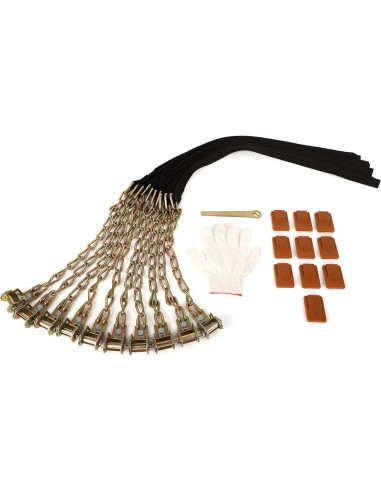 Cadenas de Nieve SCITOO 175390 para Automóvil y SUV - Juego de 10