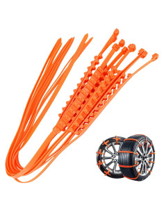 10 Cadenas de Nieve Antideslizantes BuleVina para Neumáticos