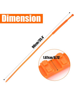 10 Cadenas de Nieve Antideslizantes BuleVina para Neumáticos 2