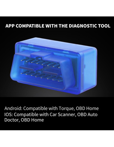 Escáner OBD2 Bluetooth AFS QIORE V01H4 Diagnóstico Automotriz