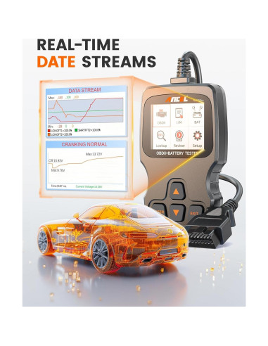 ANCEL AD310 Pro Lector OBD2 y Probador de Batería 12V/24V