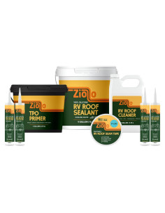 Kit de Reparación de Techo Ziollo 9.14 m con Primer y Sellador