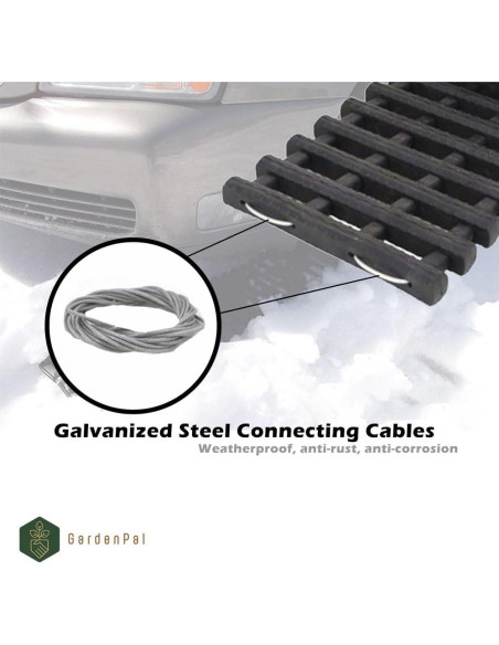 Alfombrillas de Tracción GardenPal 100 cm - 2 Piezas