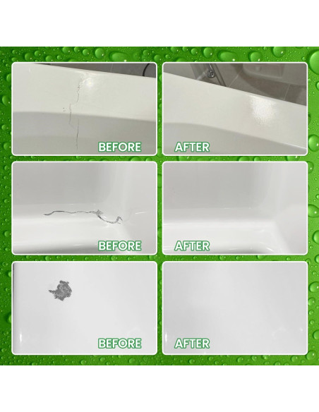 KIKYO Pintura para Baños 29.57ml Blanca Brillante Reparación