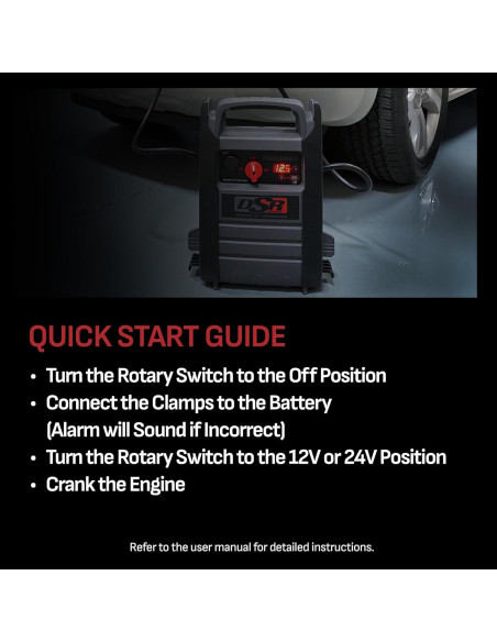 Arrancador de Batería Schumacher DSR ProSeries 4400A 12V/24V