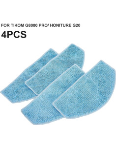 Paños de Trapeador para Aspiradora Tikom G8000 Pro - 4 Piezas 2