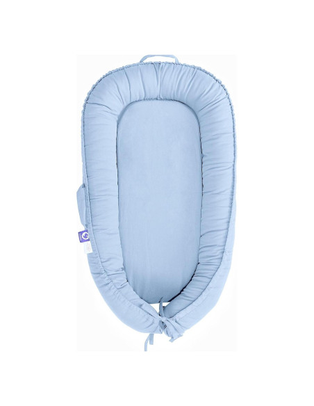 Sofá para Bebés CooCooBaby Azul 100% Algodón Transpirable