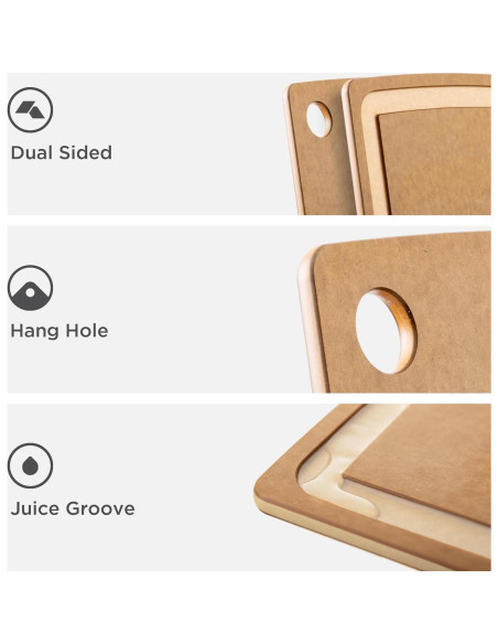 Tabla de Cortar Epicurean Gourmet 44.5x33 cm Nuez Natural