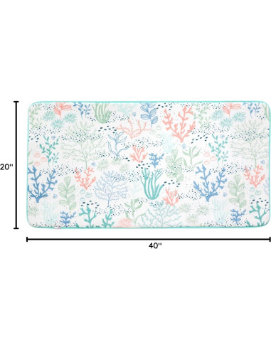 Alfombra de Baño Copper Pearl Cora 101.6x50.8cm Espuma de Memoria