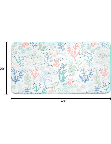 Alfombra de Baño Copper Pearl Cora 101.6x50.8cm Espuma de Memoria