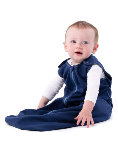 Saco de Sueño Baby Deedee Algodón Azul Profundo 0-6 Meses