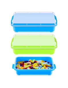 Bandejas Sensoriales de Arena Beeveer 2 Pcs Apilables 39x25 cm