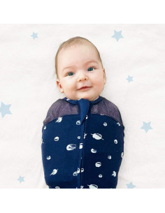 Saco de Envolver Happiest Baby Sleepea 100% Algodón Orgánico 2