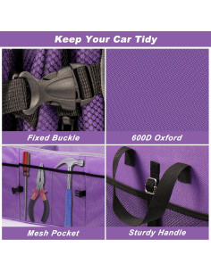 Organizador de Maletero Plegable GPUSFAK 75L Impermeable 2