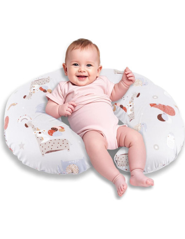 Almohada de Lactancia x-vesolje Gris Animal Ergonométrica