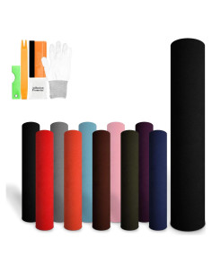 Vinilo Adhesivo EZAUTO WRAP Terciopelo Rojo 1.35m x 12.19m