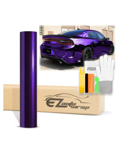 Vinilo Adhesivo EZAUTO WRAP 1.52m x 12.19m Morado