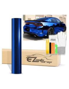Vinilo Adhesivo EZAUTO WRAP 1.52m x 12.19m Cielo Azul