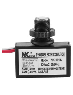 Interruptor Fotoeléctrico Automático Zerodis para Luces Exteriores