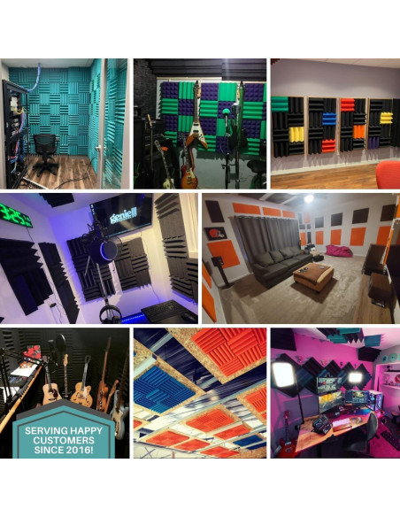 Paneles Acústicos SoundAssured - Espuma de Poliuretano 30x30cm