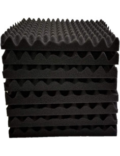 Paneles de Espuma Acústica BookishBunny 6 Piezas 30.48x30.48cm 2