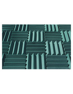 Paneles Acústicos SoundAssured 48 Piezas 30.48x30.48 cm Verde