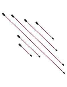Cable de extensión de servo 3 pines Nvwadayu JR hembra a macho